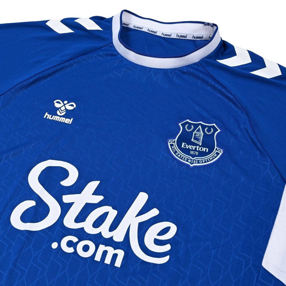 Hummel Everton Home Soccer Jersey 2022/2023 Blue White US Medium - EU Large